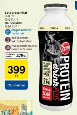 Tesco Zott proteinital ajánlat