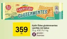 Tesco Győri Édes gluténmentes vaníliás ízű keksz ajánlat