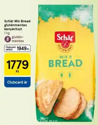 Tesco Schär Mix Bread gluténmentes kenyérliszt ajánlat