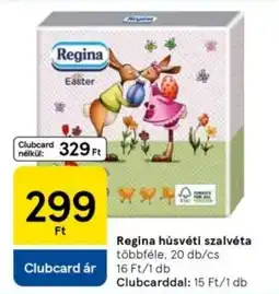 Tesco Regina húsvéti szalvéta ajánlat