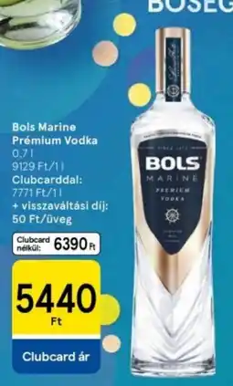 Tesco Bols Marine Prémium Vodka ajánlat