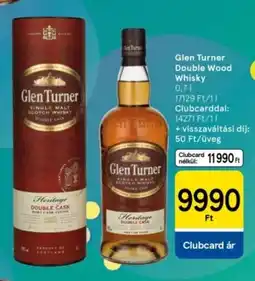 Tesco Glen Turner Double Wood Whisky ajánlat