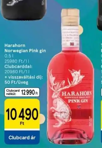 Tesco Harahorn Norwegian Pink gin ajánlat