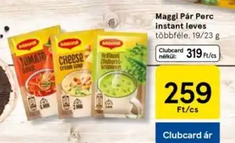 Tesco Maggi Pár Perc instant leves ajánlat