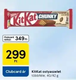 Tesco KitKat ostyaszelet ajánlat