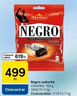 Tesco Negro cukorka ajánlat