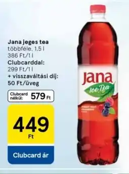 Tesco Jana jeges tea ajánlat