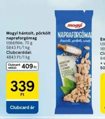 Tesco Mogyi hántolt, pörkölt napraforgóma ajánlat