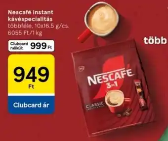 Tesco Nescafé instant kávéspecialitás ajánlat