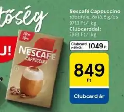 Tesco Nescafé Cappuccino ajánlat