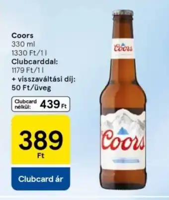 Tesco Coors ajánlat