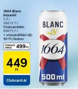 Tesco 1664 Blanc búzasör ajánlat