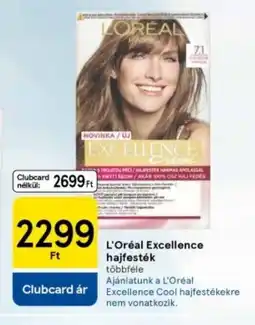 Tesco L'Oréal Excellence hajfesték ajánlat