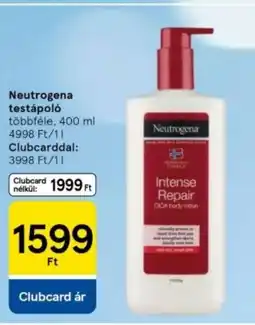 Tesco Neutrogena testápoló ajánlat