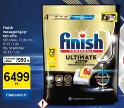 Tesco Finish mosogatógép- tabletta ajánlat