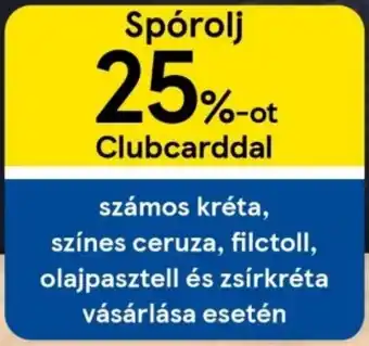 Tesco Számos kréta, színes ceruza, filctoll, olajpasztell és zsírkréta vásárlása esetén ajánlat