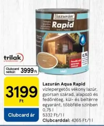 Tesco Lazurán Aqua Rapid ajánlat