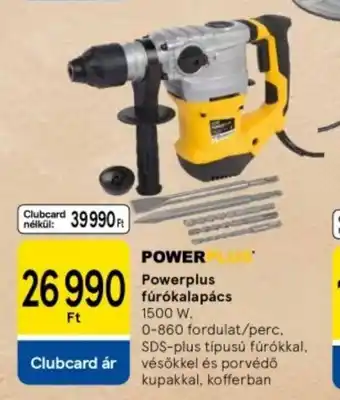 Tesco Powerplus fúrókalapács ajánlat