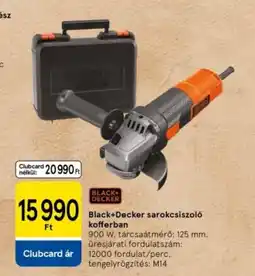 Tesco Black+Decker sarokcsiszoló kofferban ajánlat