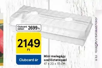 Tesco Mini melegágy szellőztetéssel ajánlat