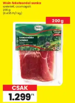 Spar Wein feketeerdei sonka ajánlat