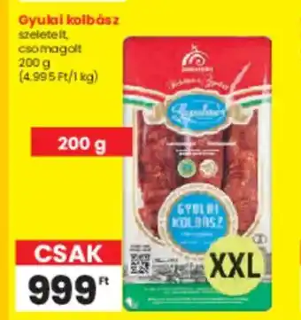 Spar Gyulai kolbász ajánlat