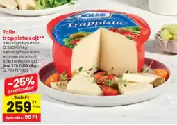 Spar Tolle trappista sajt ajánlat