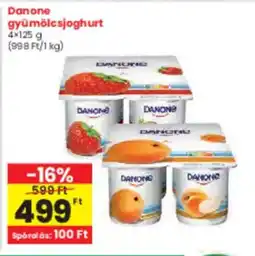 Spar Danone gyümölcsjoghurt ajánlat