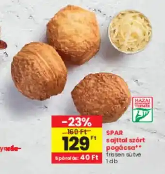 Spar SPAR sajttal szórt pogácsa ajánlat