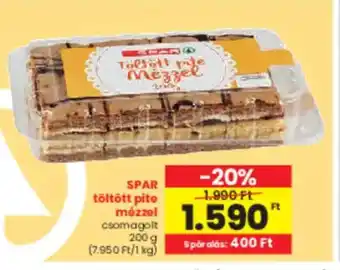 Spar SPAR töltött pite mézzel ajánlat