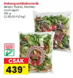 Spar Eisberg salátakeverék ajánlat