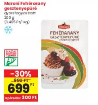 Spar Maroni Fehér arany gesztenyepűré ajánlat