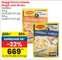 Spar Maggi Finom Falatok, Magic Asia tészta ajánlat