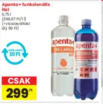 Spar Apenta+ funkcionális ital ajánlat