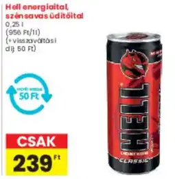 Spar Hell energiaital, szénsavas üdítőital ajánlat