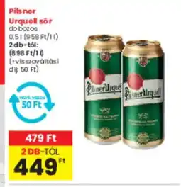 Spar Pilsner urquell sör ajánlat