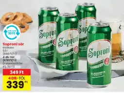 Spar Soproni sör ajánlat