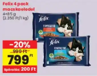 Spar Felix 4 pack macskaeledel ajánlat