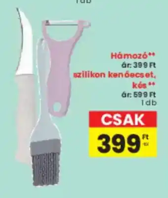 Spar Hámozó, szilikon kenőecset, kés ajánlat