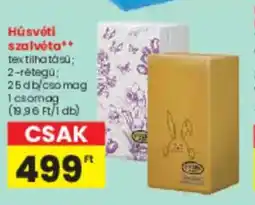 Spar Húsvéti szalvéta ajánlat