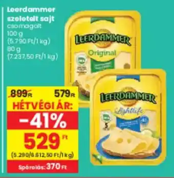 Spar Leerdammer szeletelt sajt ajánlat