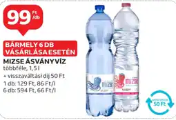 Auchan Mizse ásványvíz ajánlat