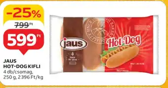 Auchan Jaus hot-dog kifli ajánlat