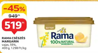 Auchan Rama csészés margarin ajánlat