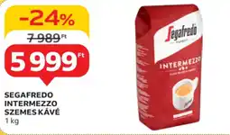 Auchan Segafredo intermezzo szemes kávé ajánlat