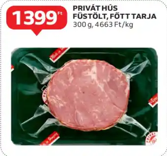 Auchan Privát hús füstölt, fott tarja ajánlat