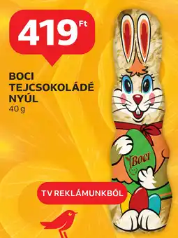 Auchan Boci tejcsokoládé nyúl ajánlat