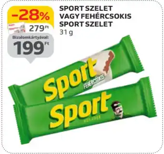 Auchan Sport szelet vagy fehércsokis sport szelet ajánlat