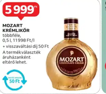 Auchan Mozart krémlikőr ajánlat