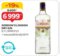 Auchan Gordon's london dry gin ajánlat